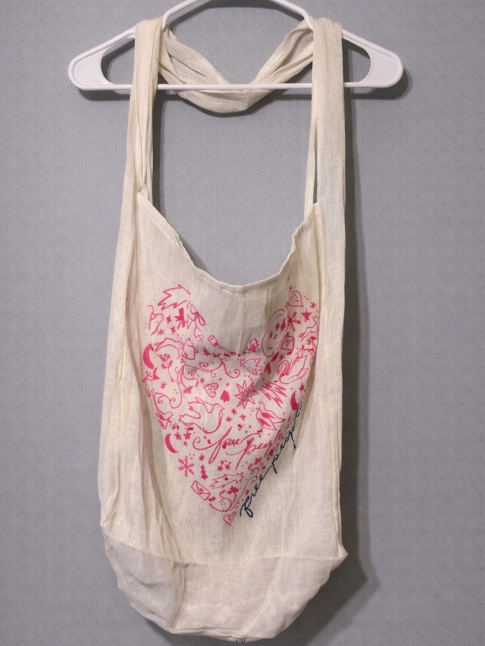 Free people reusable tote  bag